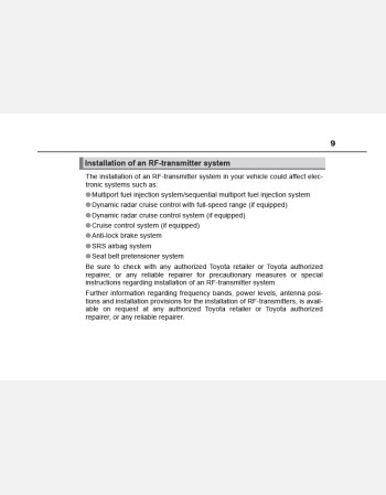 toyota c-hr 2017 owners manual